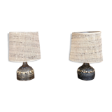 Set of two ceramic lamps by Georges Pelletier