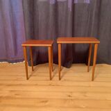 Paire de tables d'appoint, Danemark, années 1960.