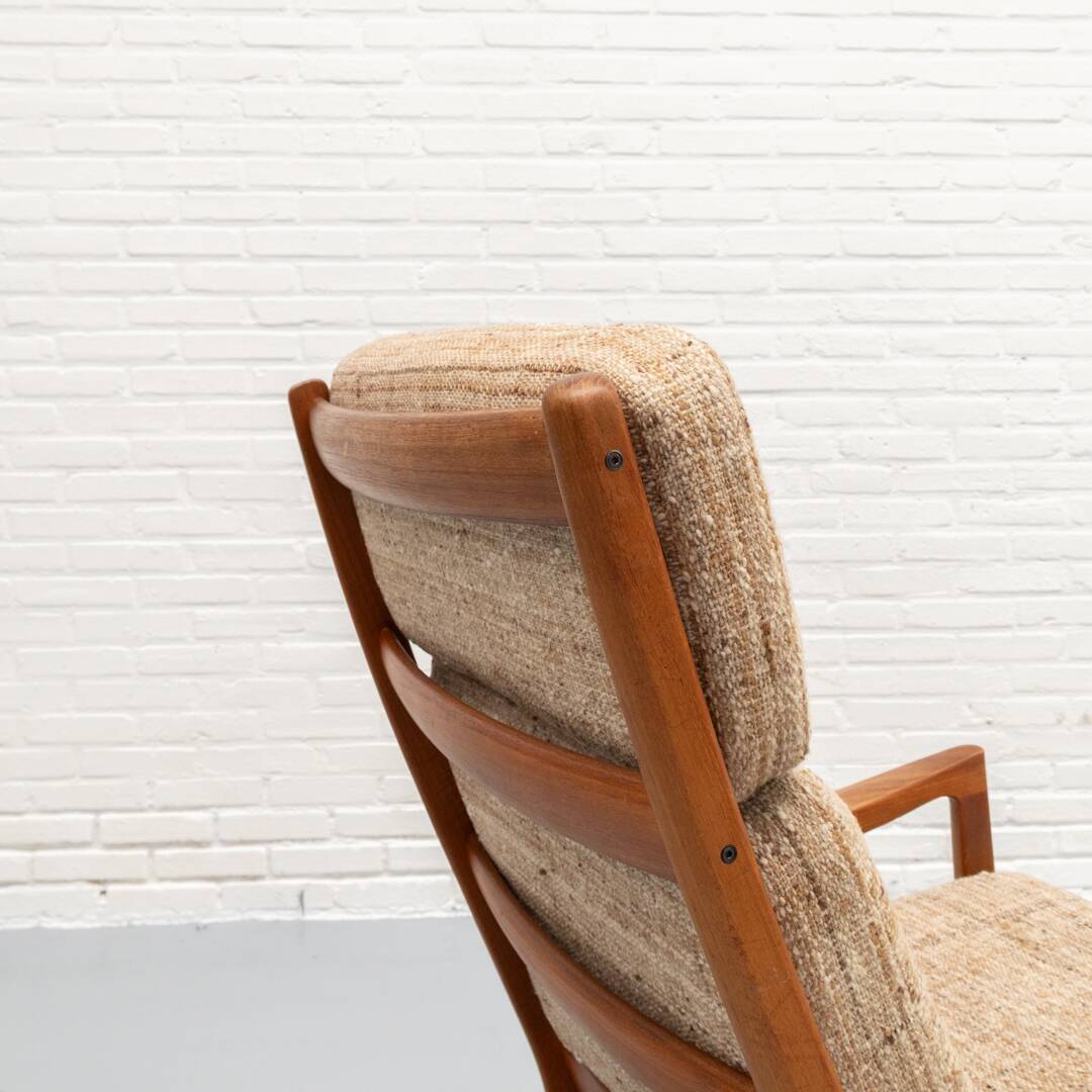 Senator Highback Armchair by Ole Wanscher for Cado Denmark