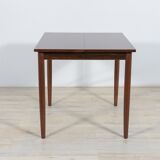 Table à manger en palissandre extensible danoise du milieu du siècle, années 1960