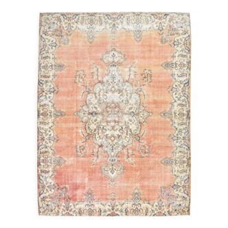 Oversize orange persian rug 261x350cm