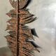 Brutalist bronze sculpture painting from the 70s
