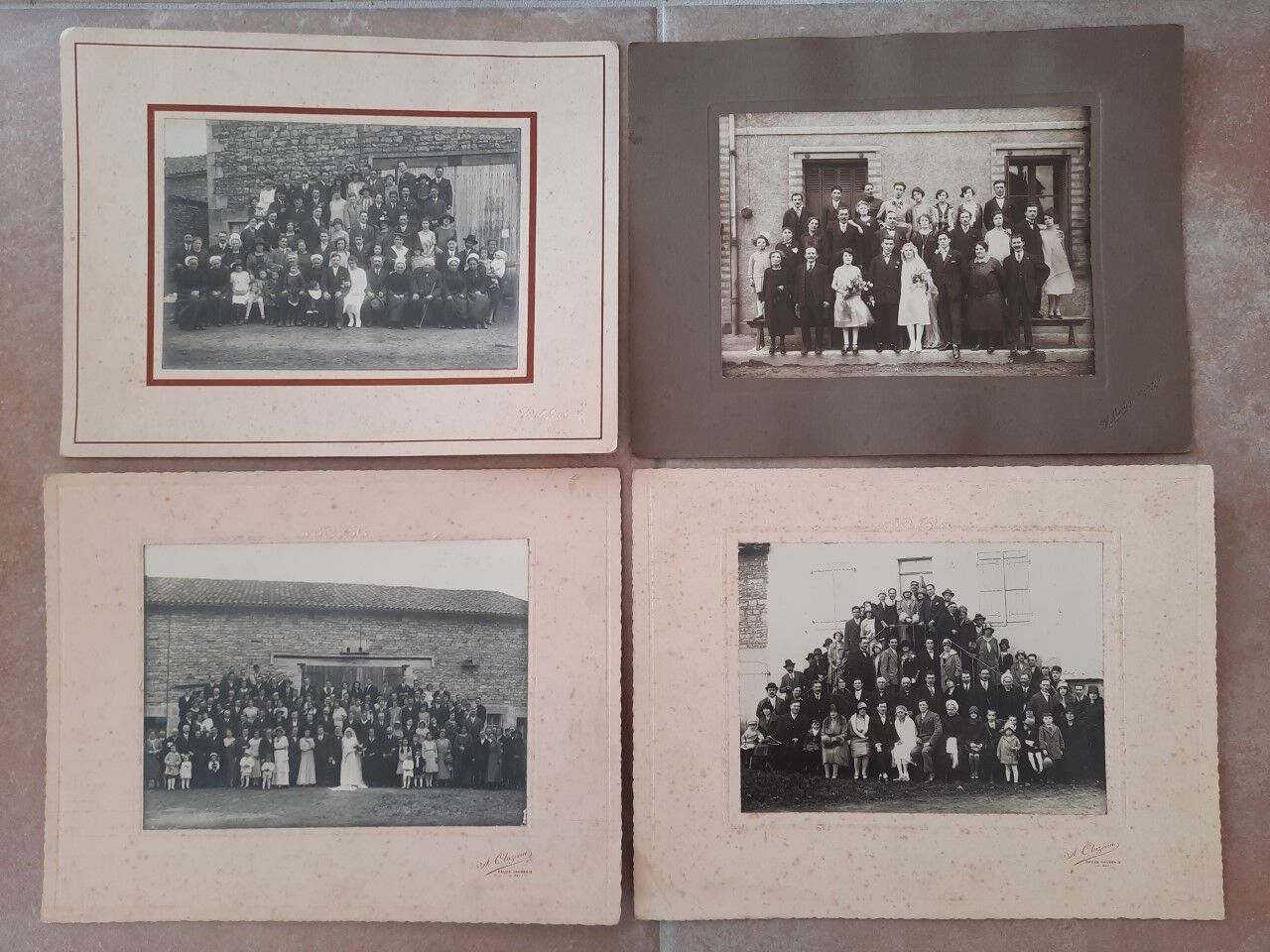 Set of 4 photographs 30s