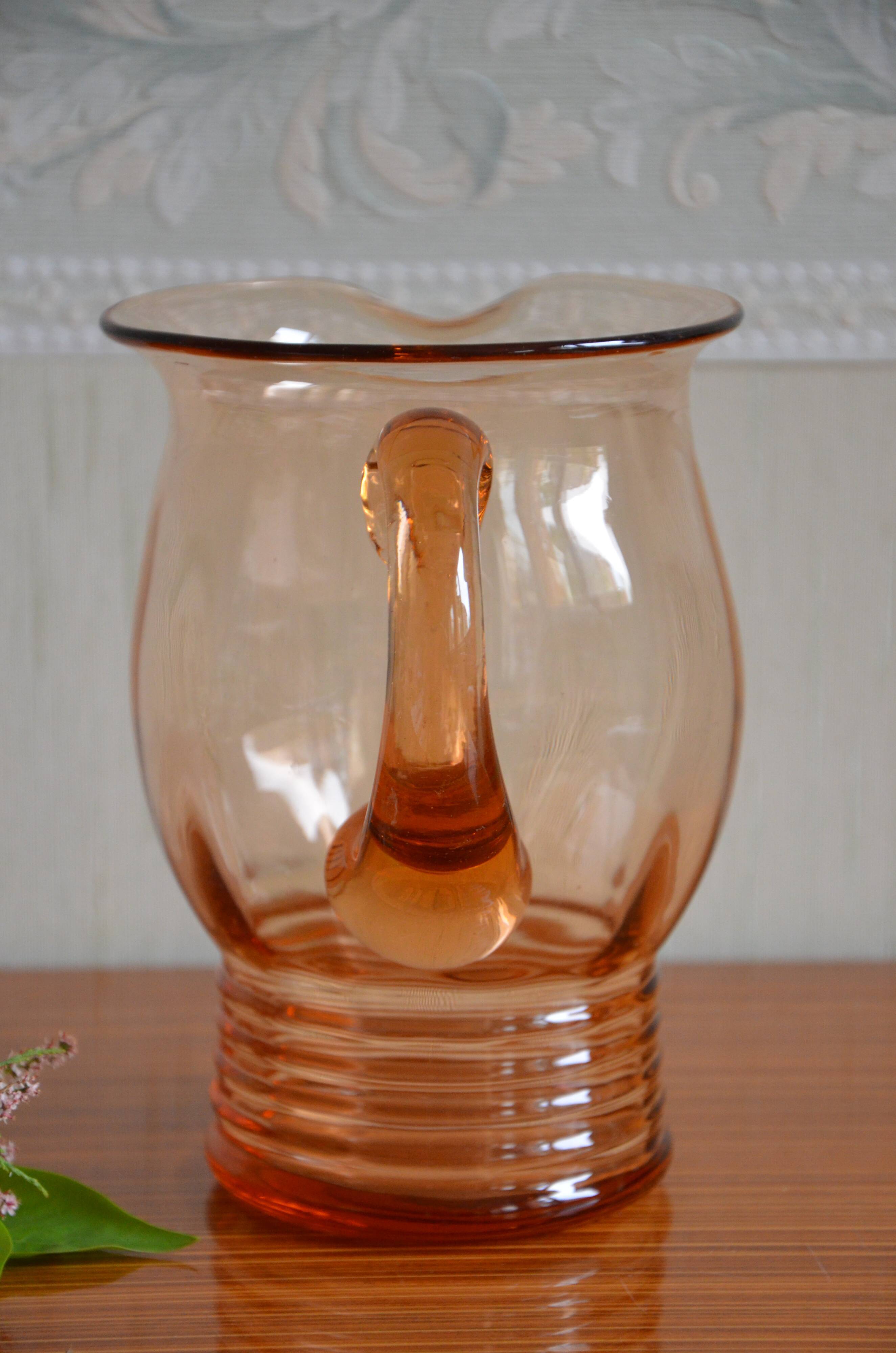 Pink orange jug