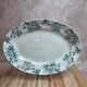 Oval plate Saint-Amand model Anemone – Old ironstone