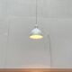 Vintage Danish enamelled pendant lamp model ES by Edgar Schlaefle for Louis Poulsen, 1980s.