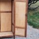 Parisian 2-door wardrobe in oak and poplar from the 1950s