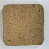 Lot of 5 square plates gres pyrite Pierre Digan La Borne