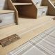 Wooden secretary chest of drawers