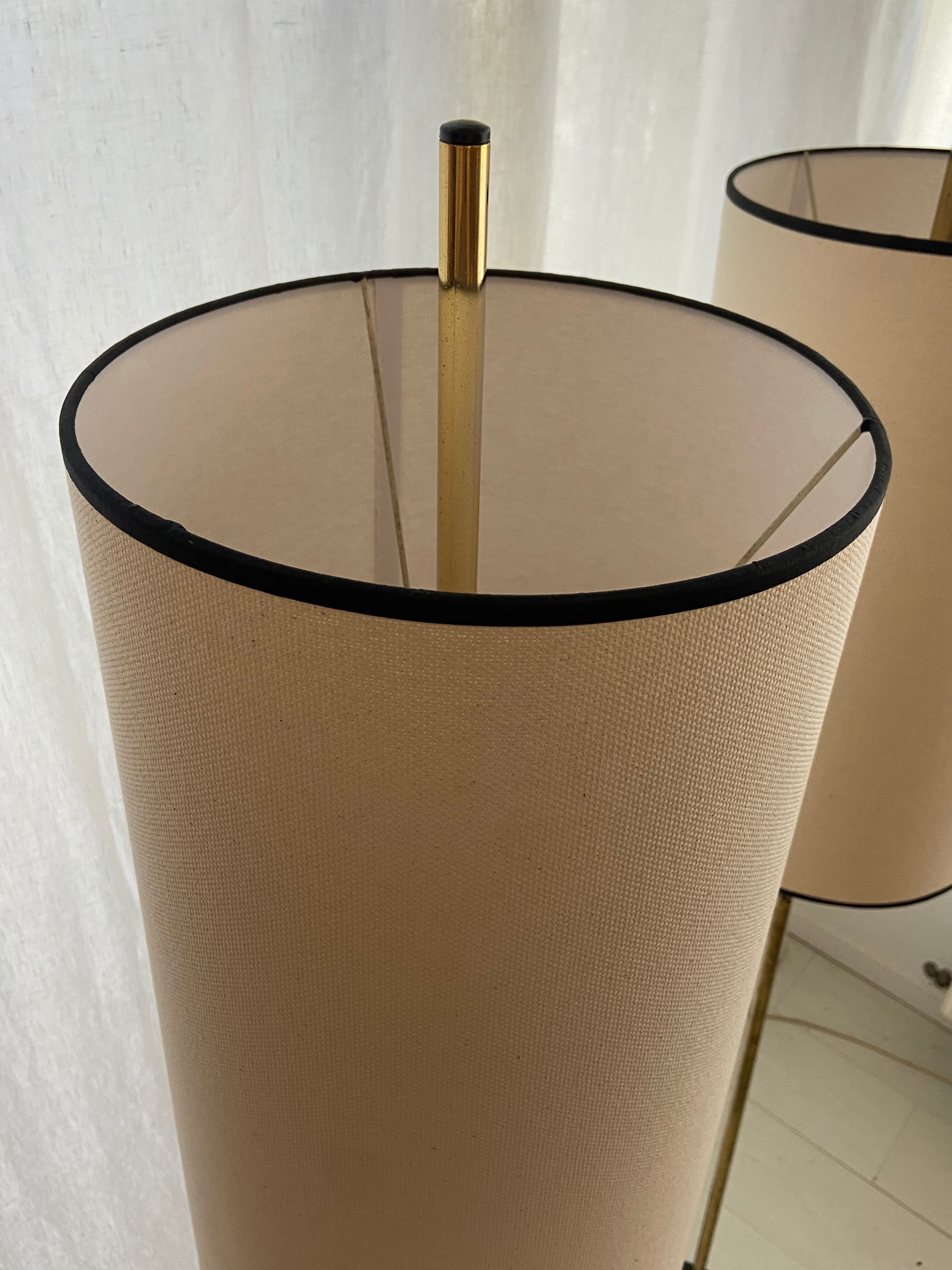 Pair of floor lamps 50s