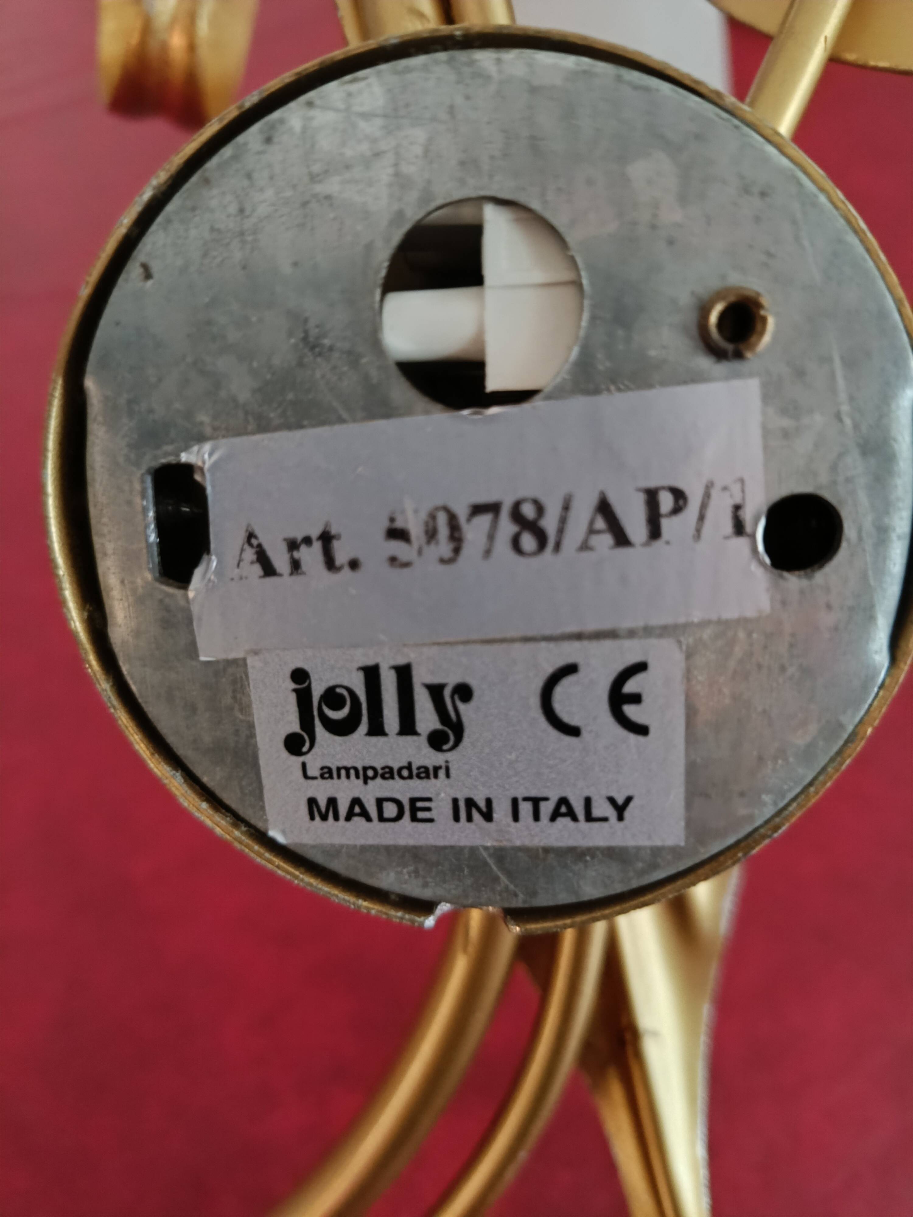 Floral-shaped wall lamp from the Italian brand Jolly