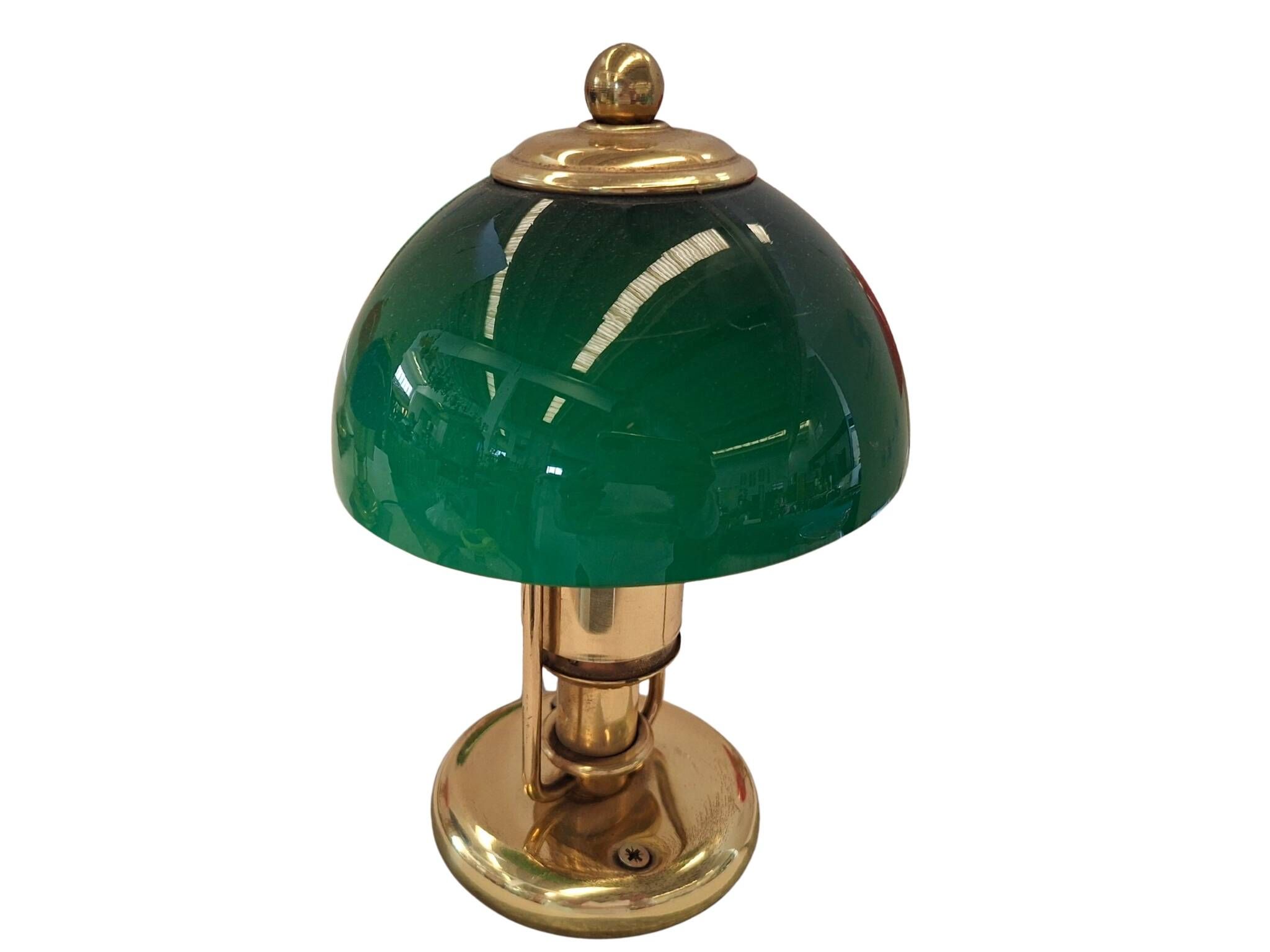 Set di 5 Lampade Vintage stile Nautico – Ottone e Vetro Colorato – 23cm