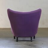 Vintage Danish 1930s club lounge chair, style of Fritz Hansen & Flemming Lassen