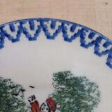 5 small Saint Clément plates/saucers