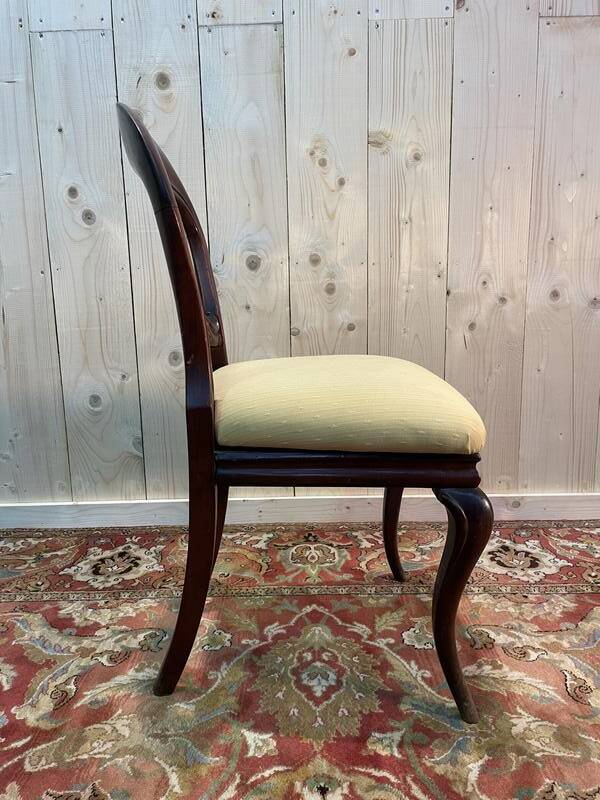 Set of 6 Louis XV mahogany chairs