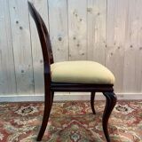 Set of 6 Louis XV mahogany chairs