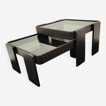 Vintage Nesting Tables by Gianfranco Frattini for Cassina, 1960s, Set of 2