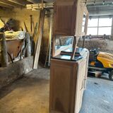 Parisian Art Deco sideboard in natural wood