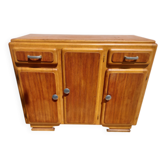 Mado buffet, low, 3 asymmetrical doors, vintage