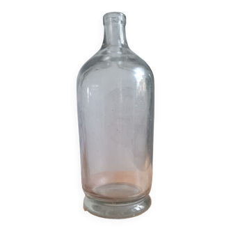 Antique blown glass bottle