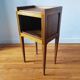 Antique walnut bedside table in the Directoire style
