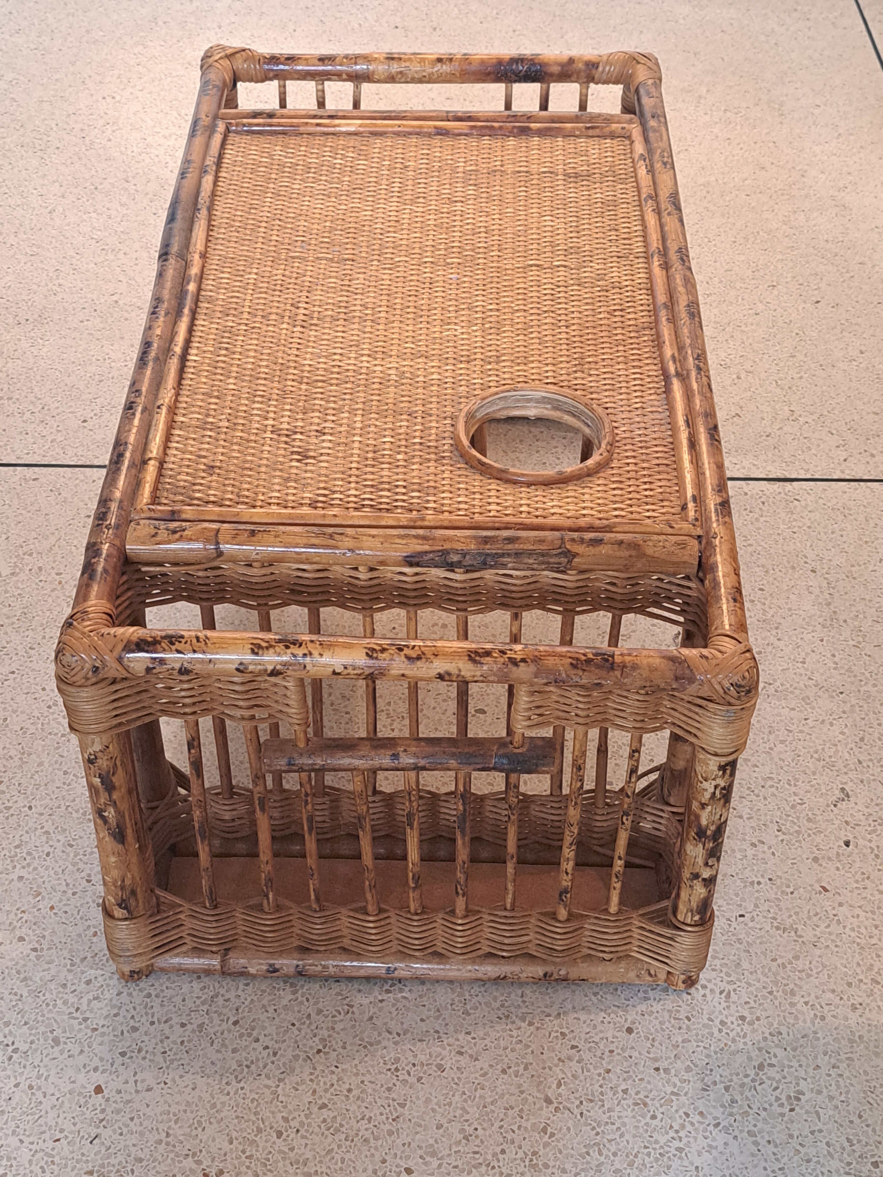 Rattan breakfast tray