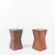 Pair of side tables from around 1950 in the style of Christian Liaigre.