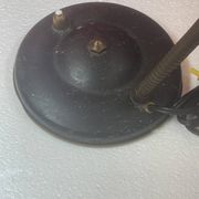 Vintage metal and flexible brass workshop lamp - approximately 50 cm