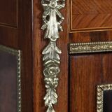 Small Showcase in Marquetry on all sides, Louis XVI style – 1920