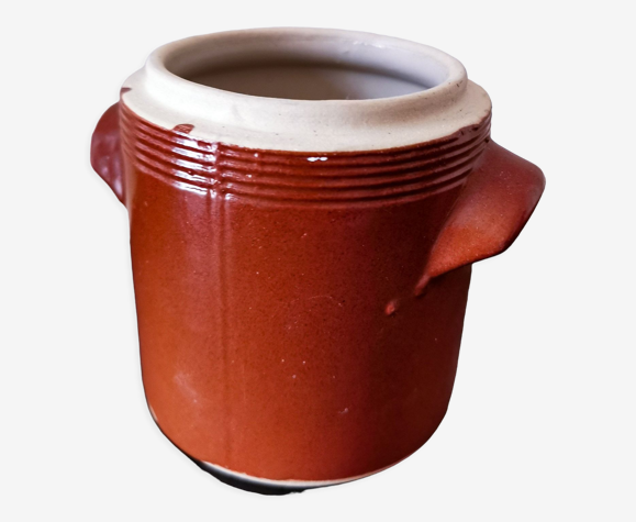 Pot en grès à oreilles