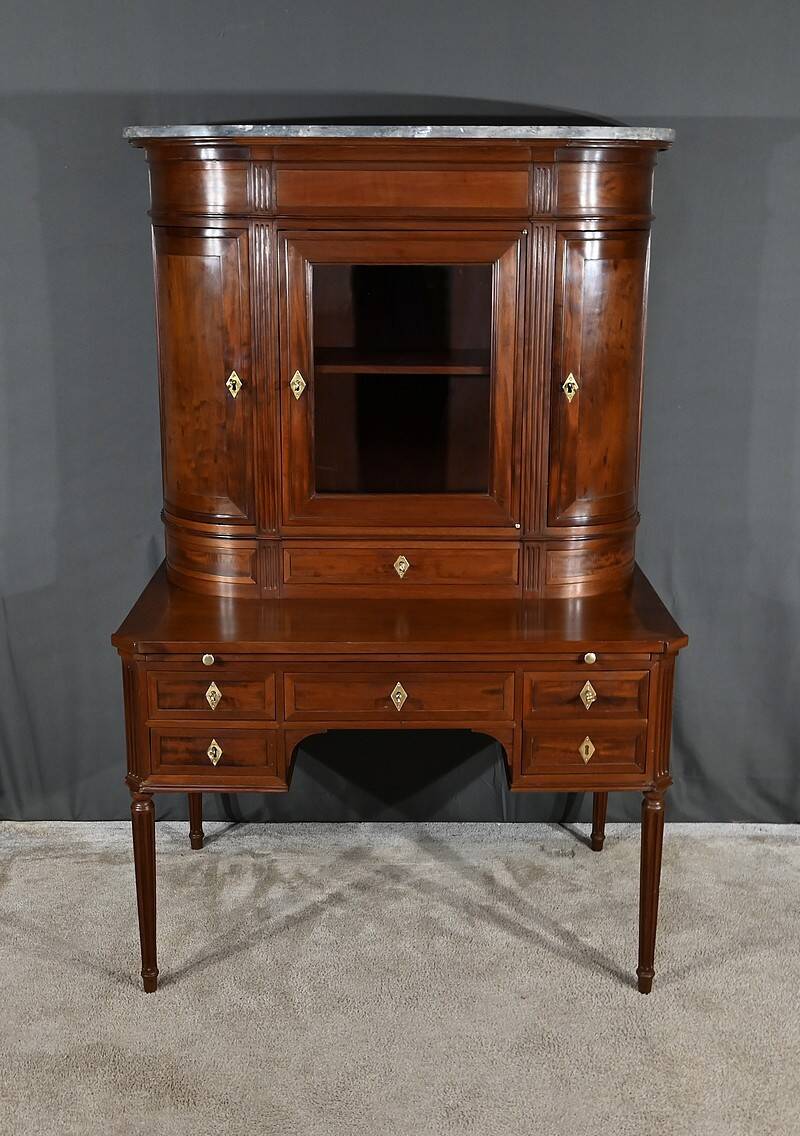 Louis XVI desk in Cuban mahogany – Late 18th century