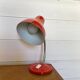 Vintage Desk Lamp Swan Neck Red - 70s Pop Art Design