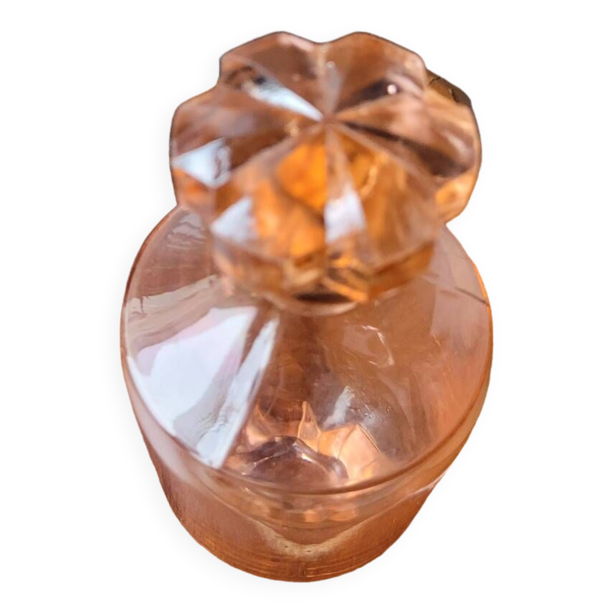 Pink Depression Glass Carafe