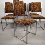 Vintage chairs floral fabric