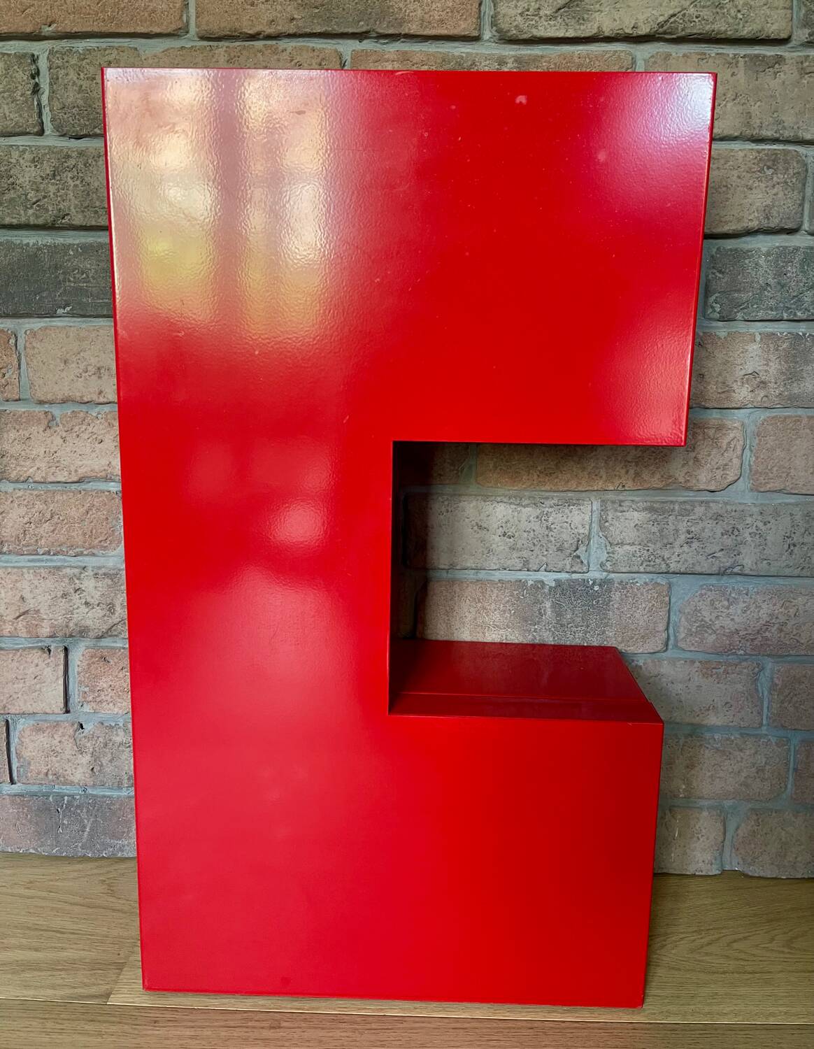 Atran red metal wardrobe by Ikea