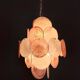 Handcrafted chandelier with alabaster disc glass, Murano glass.