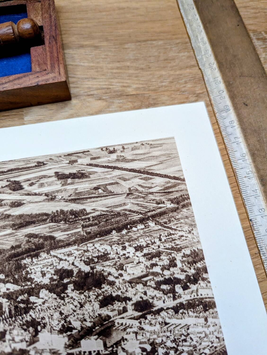 Meaux, photo plate printed in 1934.