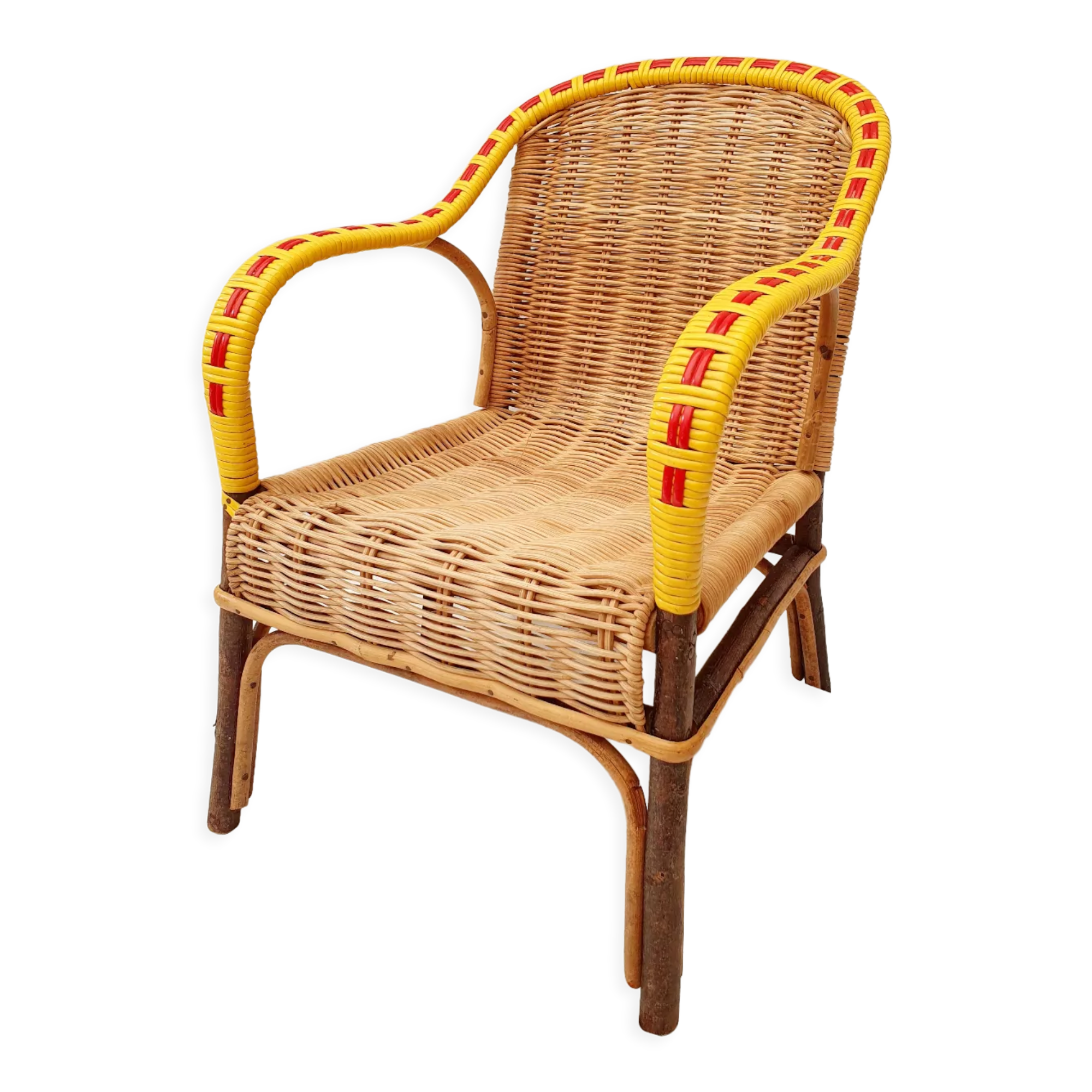 Wicker children's chair