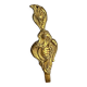 Old bronze coat hook
