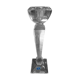 Candle holder solid crystal chandelier plain of boheme empery