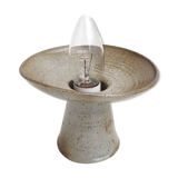 Lampe bougeoir en grès