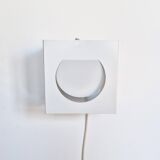 White metal wall sconce by Shogo Suzuki for Orno, Finland 1960's