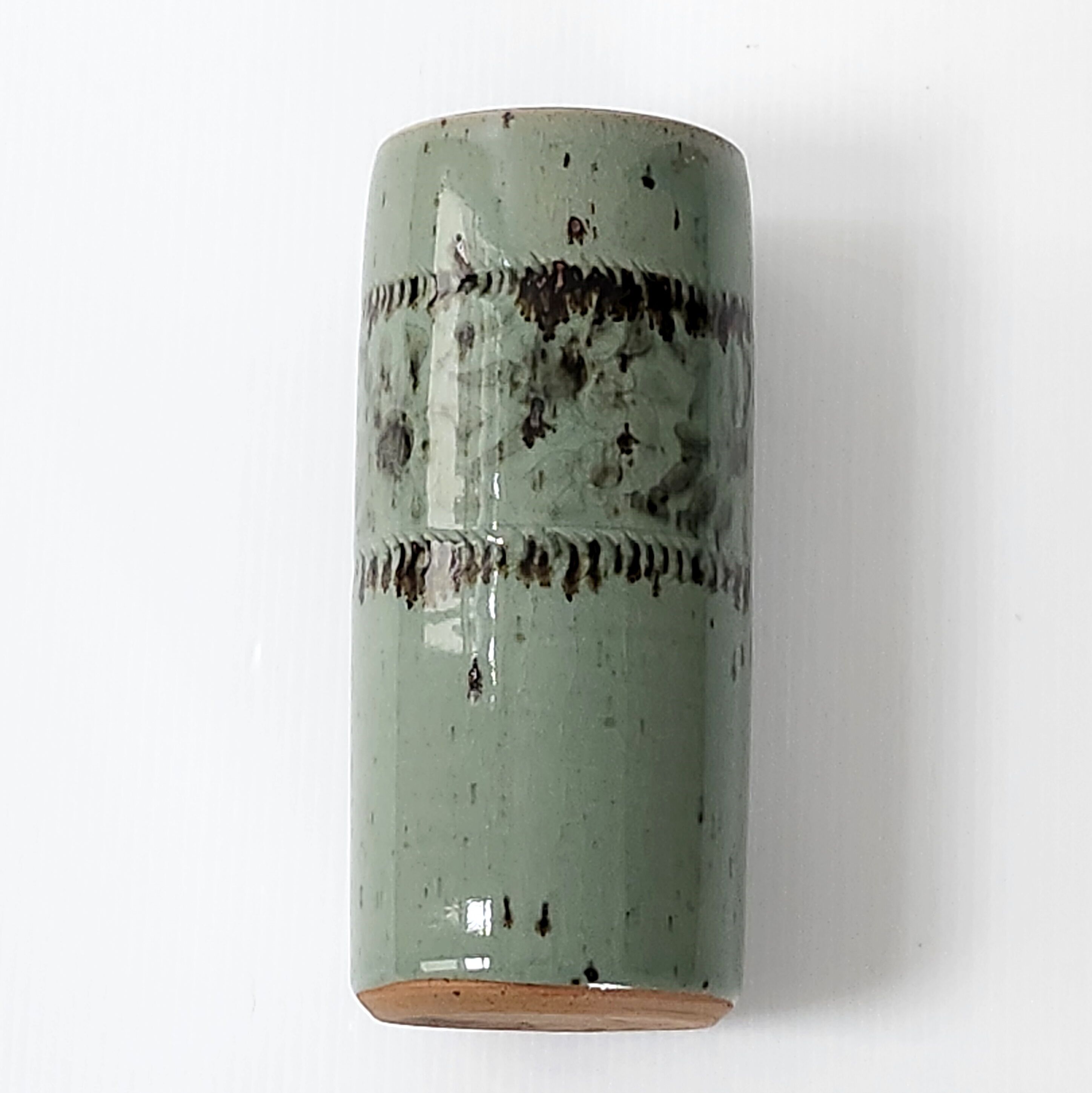 Vase rouleau vintage 1970 céramique