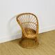 Fauteuil en osier pour enfant