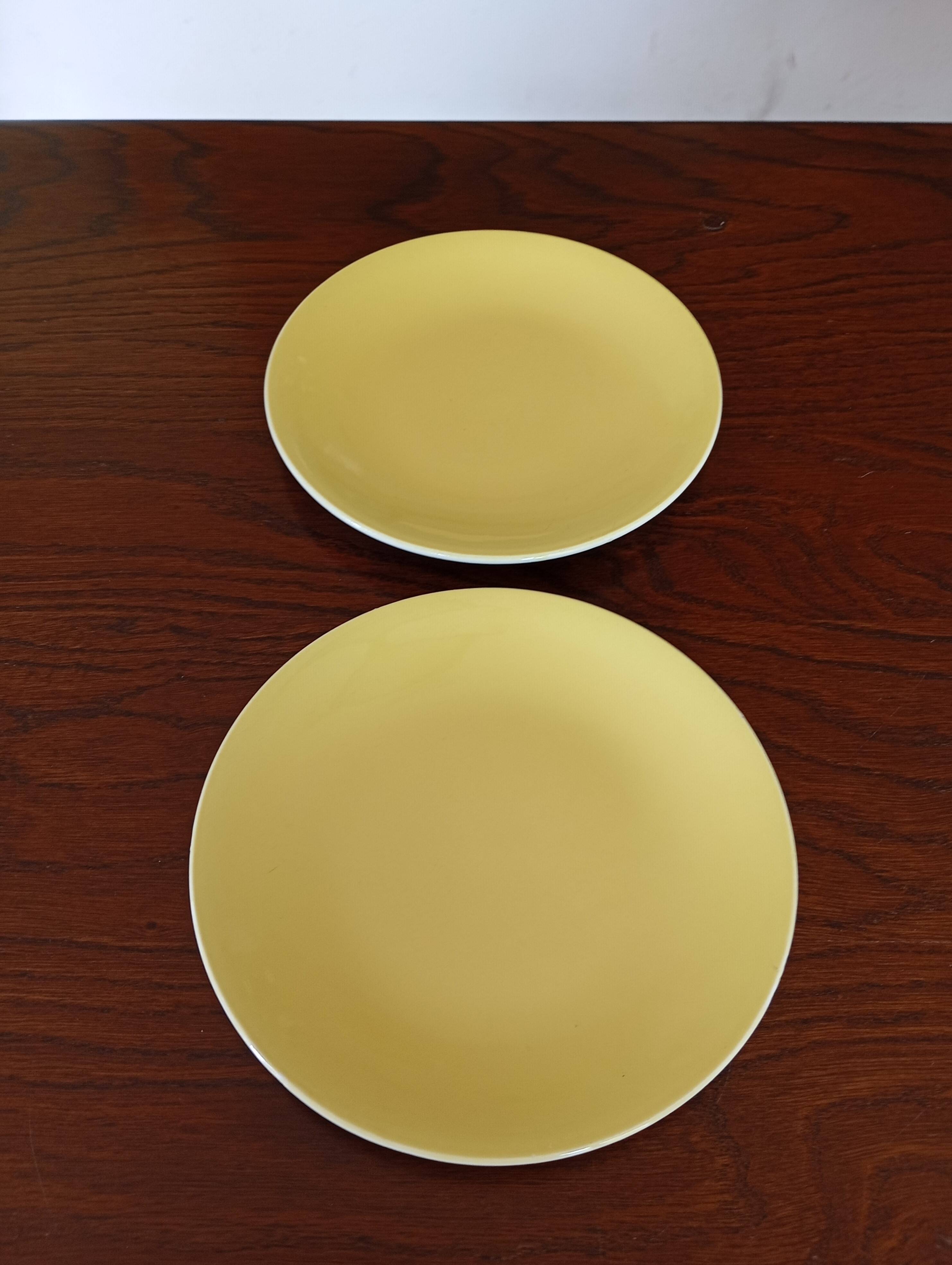 2 KG Lunéville “Météor” dessert plates