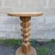 Table de bistrot en bois brut