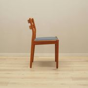 Set of six teak chairs, Danish design, 1970s, designer: Poul M. Volther