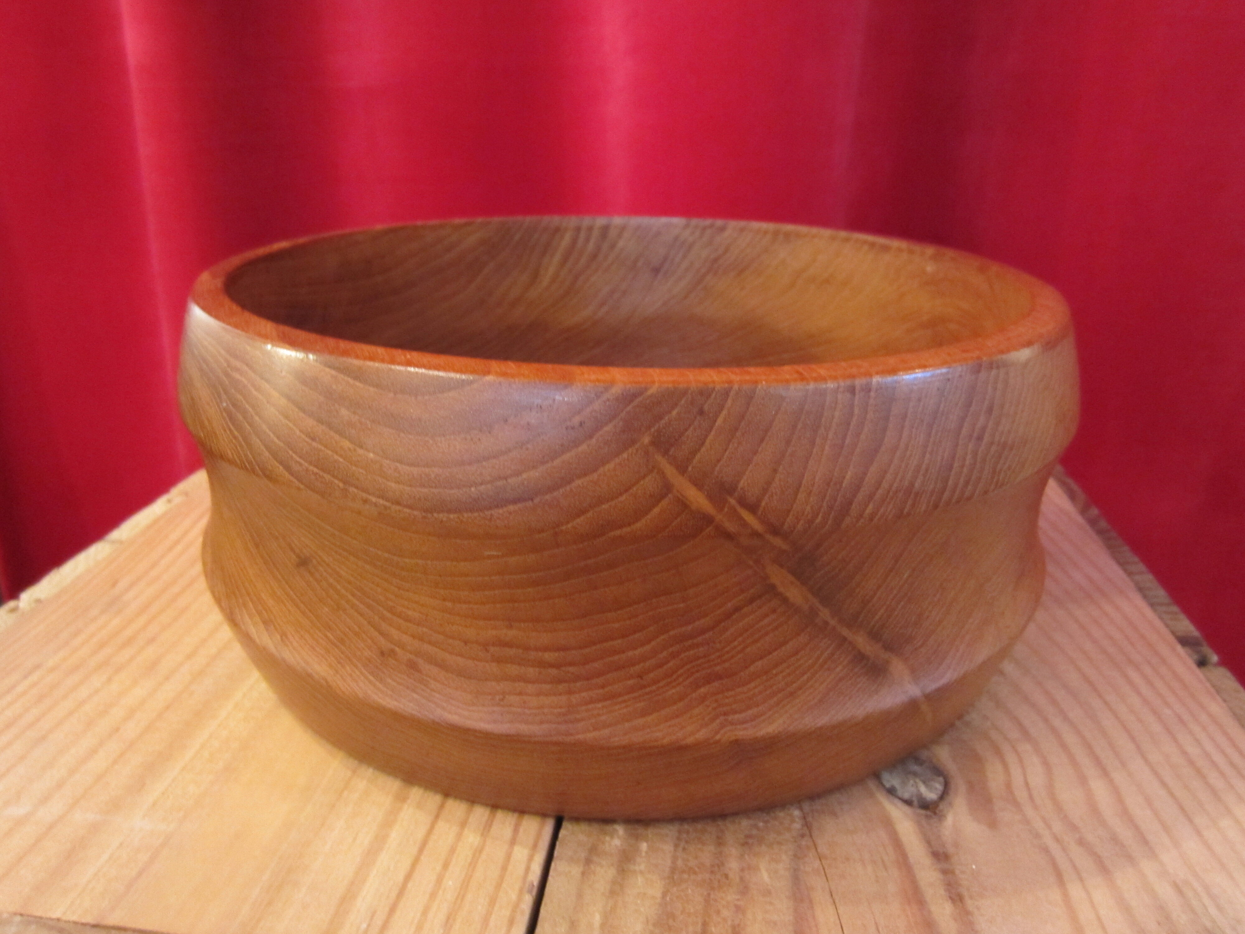 Scandinavian teak bowl 25 cm