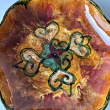 Bowl, ceramic plate by Yvon Roy, 1960s