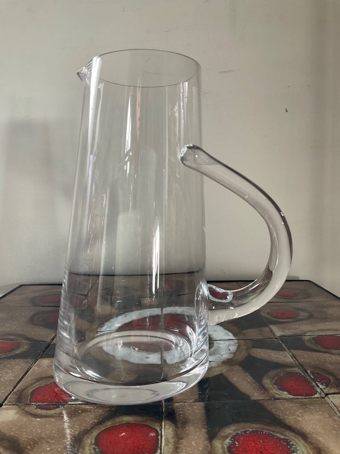 Vintage blown glass carafe